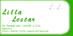 lilla lestar business card